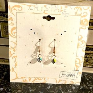 SWAROVSKI ELEMENTS Crystal French hook earrings